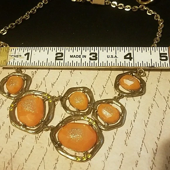 S171 Chunky & Fun Faceted Cobochon Necklace Set - Picture 9 of 15